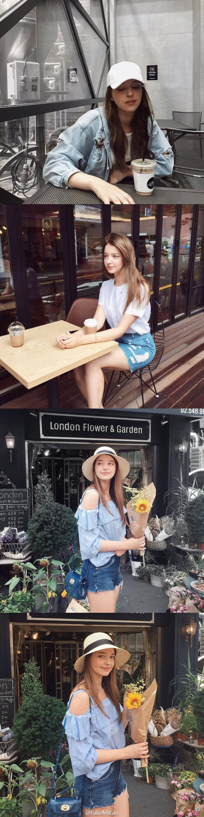 在韩国发展的俄罗斯模特 angelina