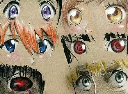 西班牙插画师介绍眼睛的画法.来呀来呀来玩啊