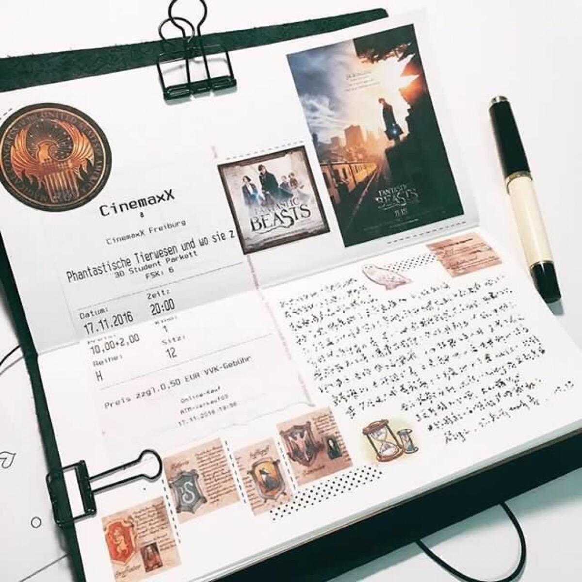 生活点滴 手帐 日记 排版 转自scar_ke.instagram