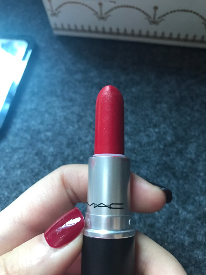 mac色号cockney草莓红