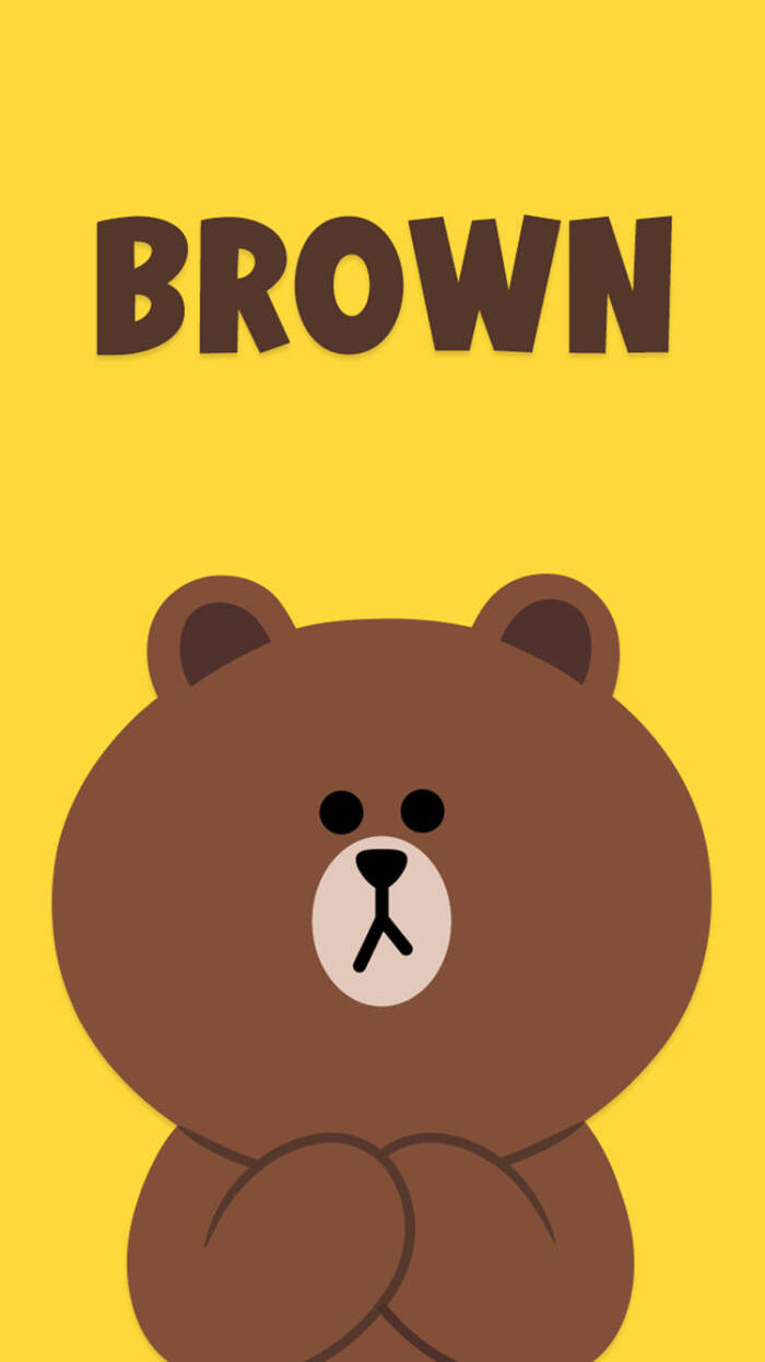 布朗熊超清手机壁纸图片