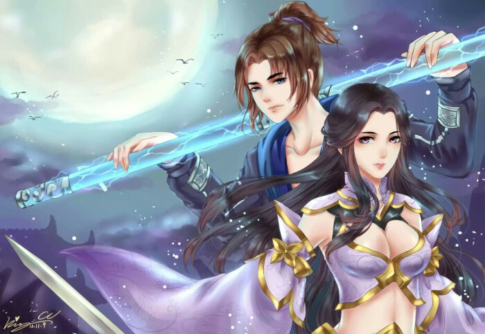 【王者荣耀】紫霞仙子 露娜 至尊宝 孙悟空