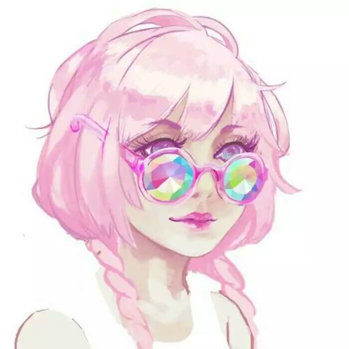 皮肤女生女生系头像粉色a皮肤qq图片