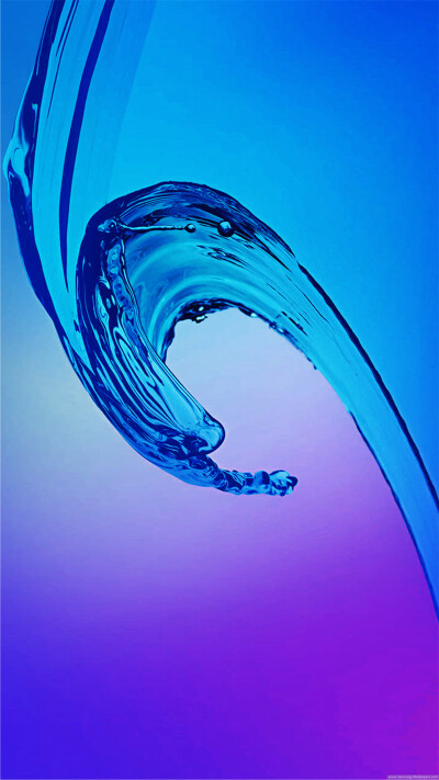 三星手机壁纸【1440x2560】samsung galaxy s6 蓝色 紫色 水 水滴
