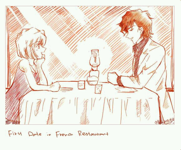 【来源p站,侵删】赤井秀一 x 宫野志保 first date