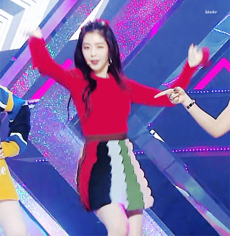 裴珠泫 irene redvelvet rookie回归 170205 人气歌谣 动图
