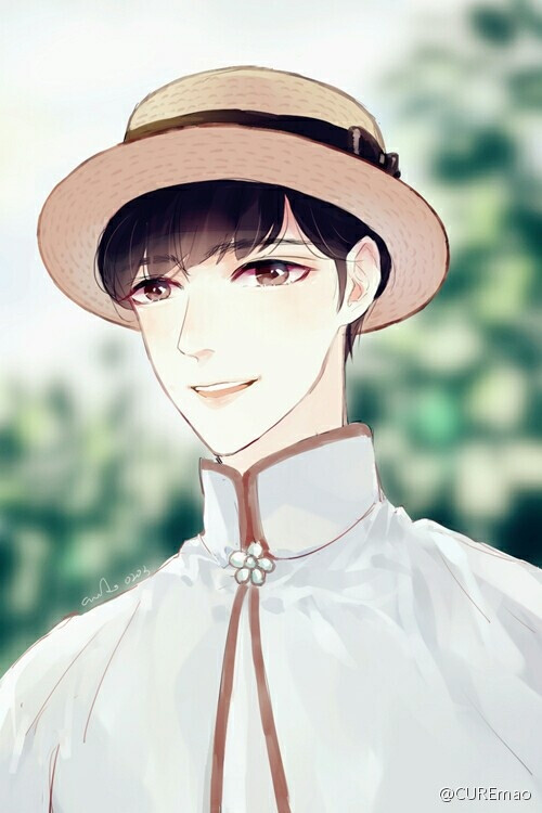 张艺兴 卡通手绘 cr:logo