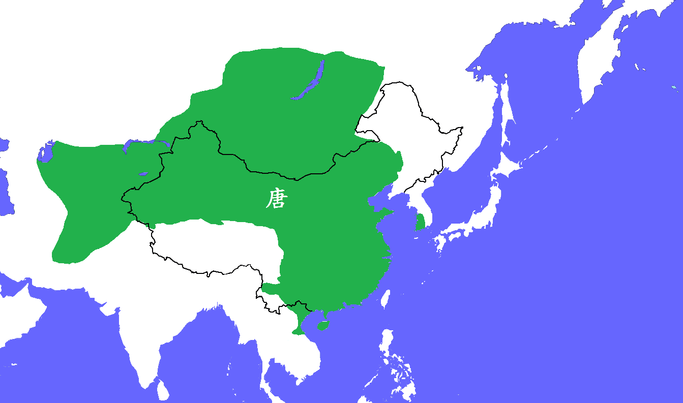 唐朝疆域图高清