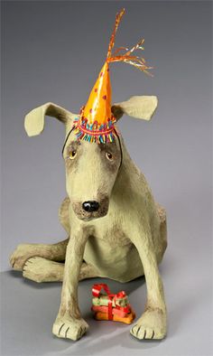 nancy winn papier-mché sculpture.