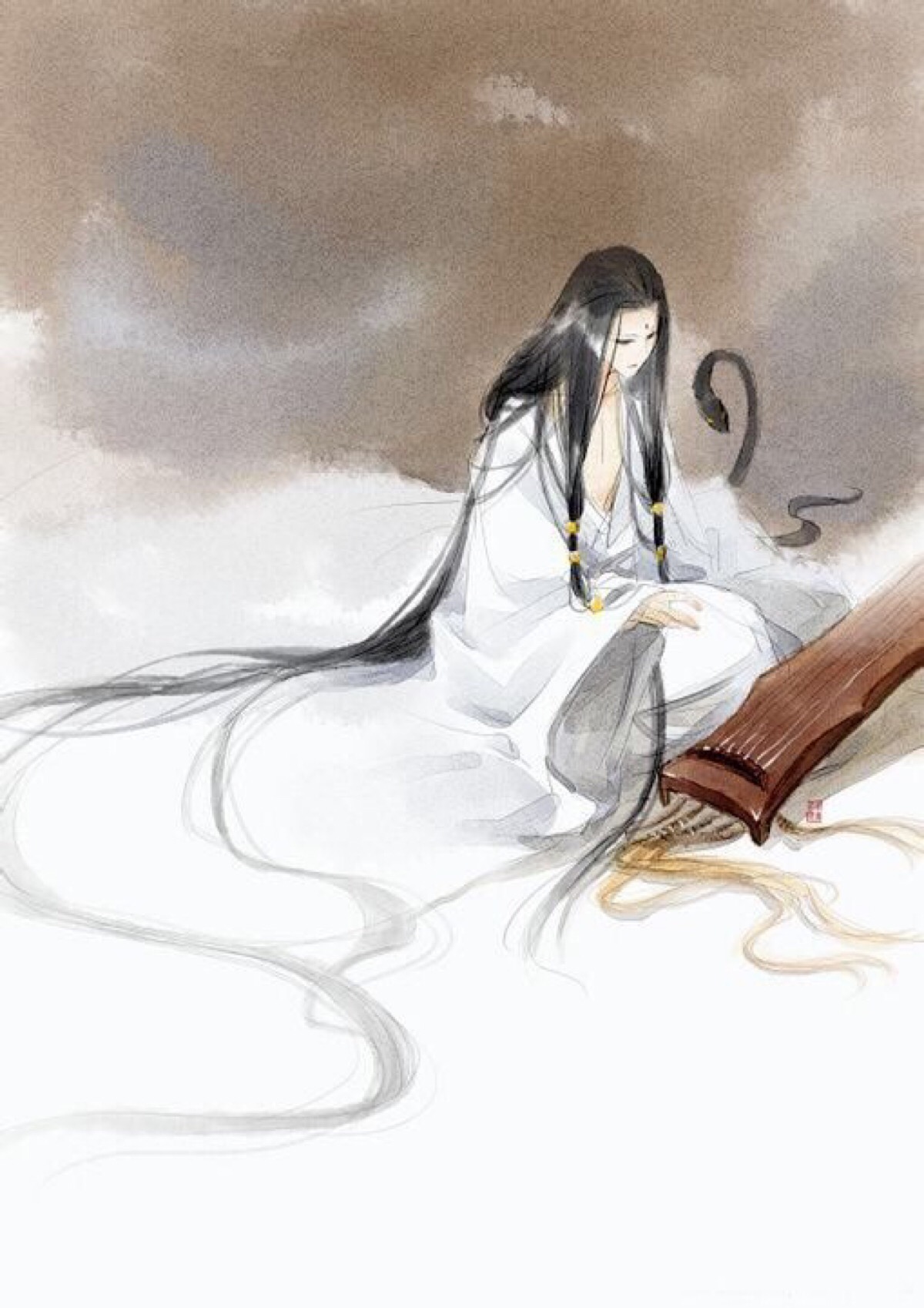 抚琴