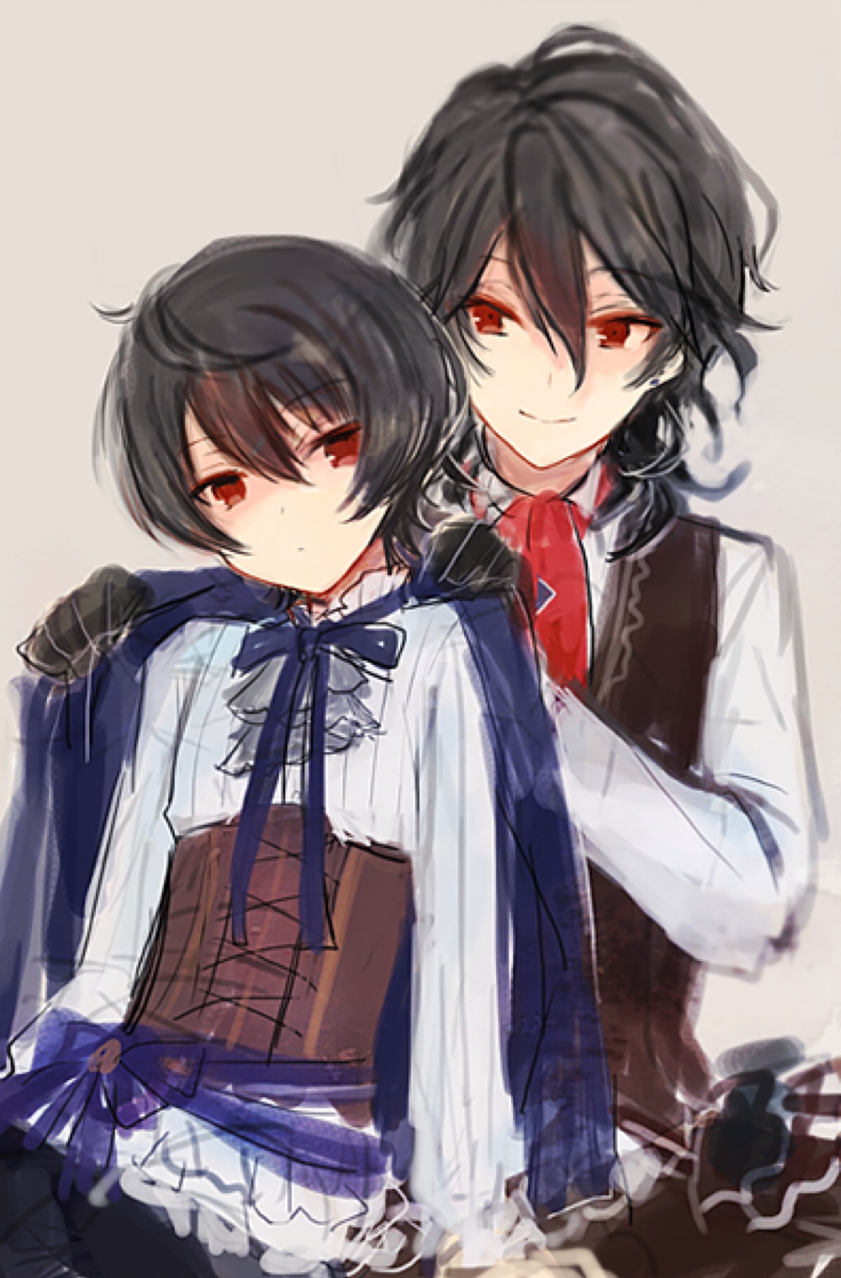 【侵删】朔间凛月 朔间零 偶像梦幻祭 吸血鬼 兄弟 少年 p站 id=