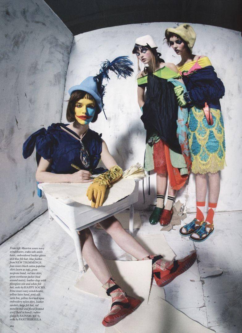 tim walker,tim walker摄影作品 2017《love》春夏刊-"head boys"john galliano服饰主题,tim walker