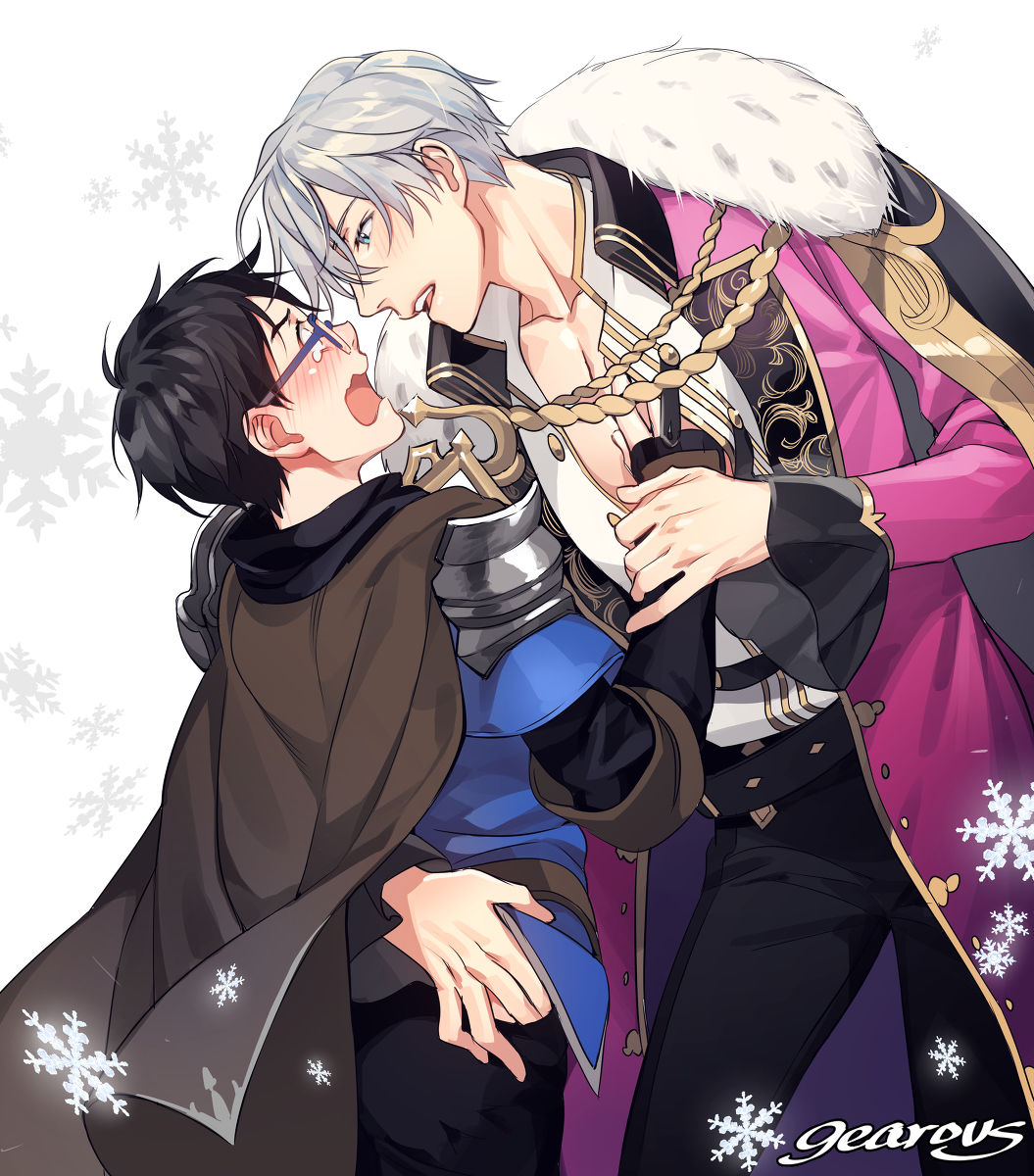 维勇【侵删致歉】冰上的尤里 yuri on ice p站画师 gearous 作品【侵