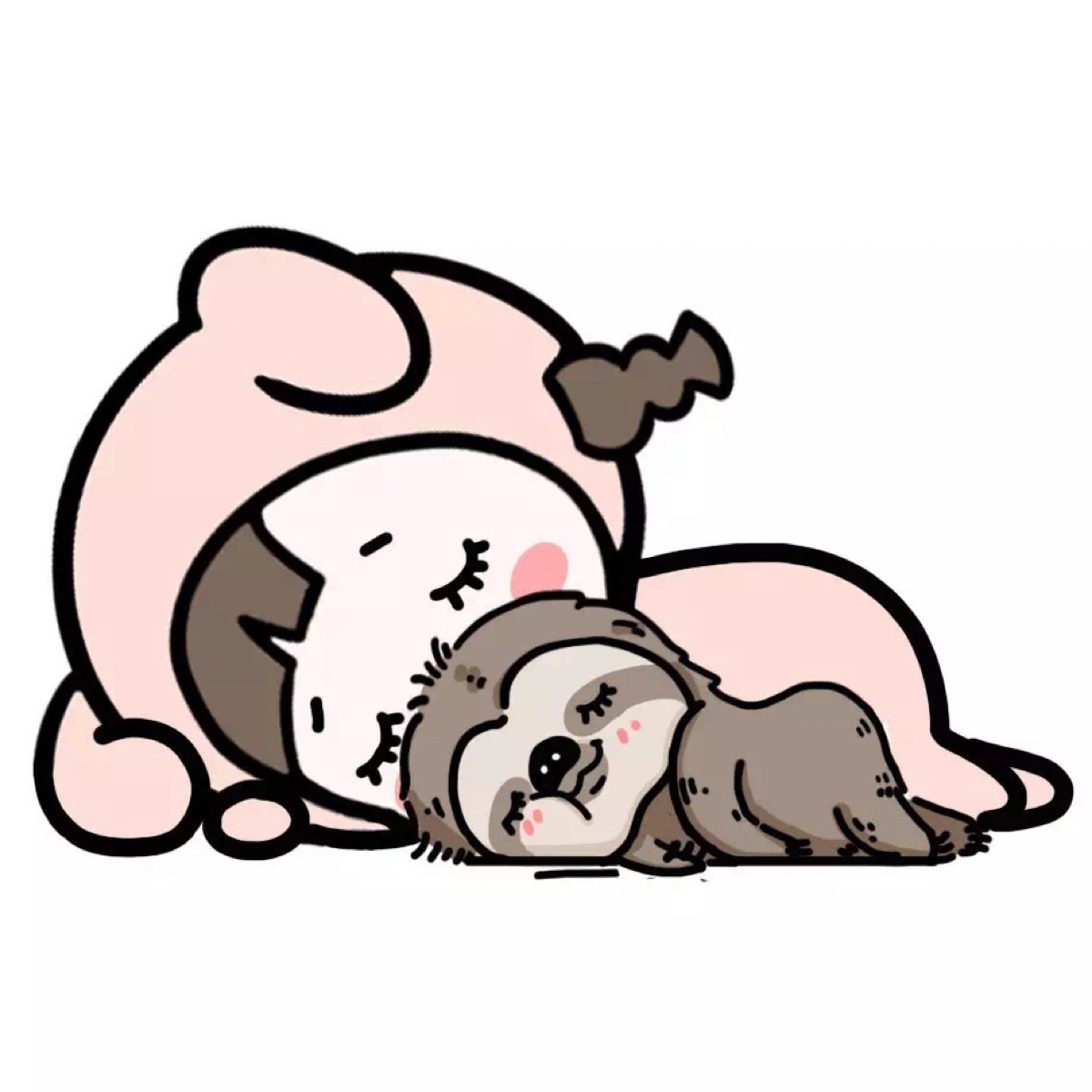 蛙哥漫画 树懒系女生