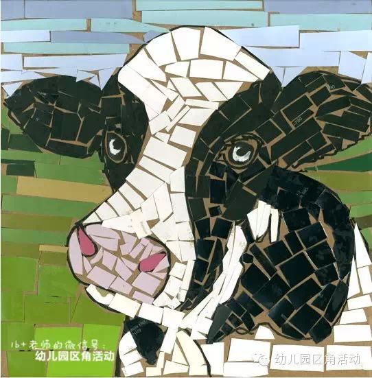 奶牛(拼贴画)