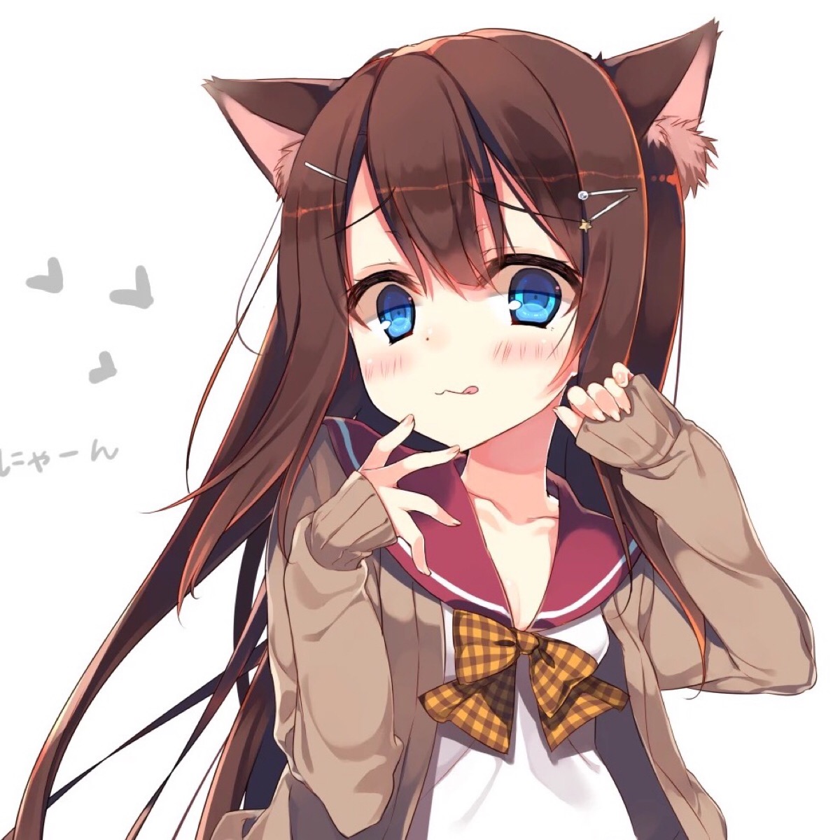 二次元少女头像