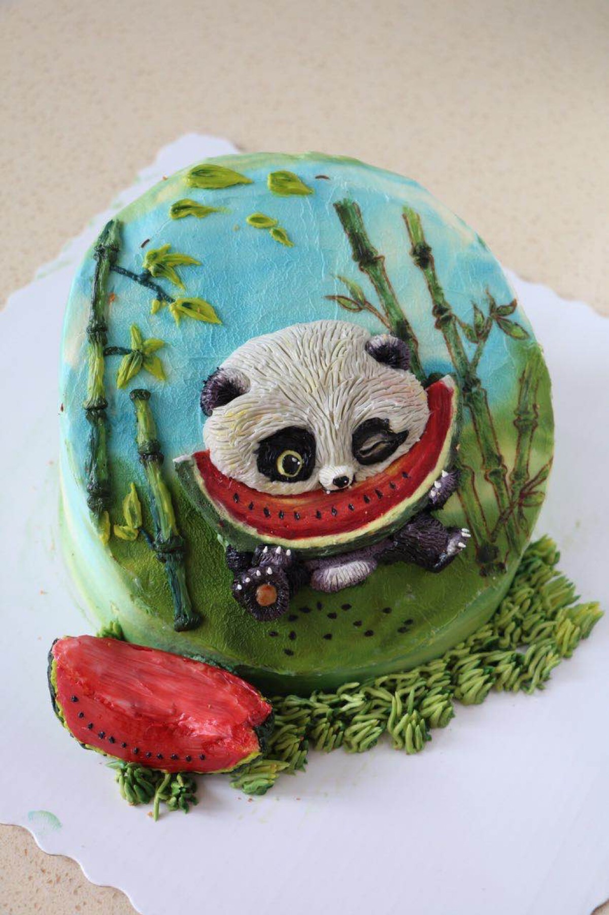 彩绘蛋糕以及可做彩绘的图片(动物系列)