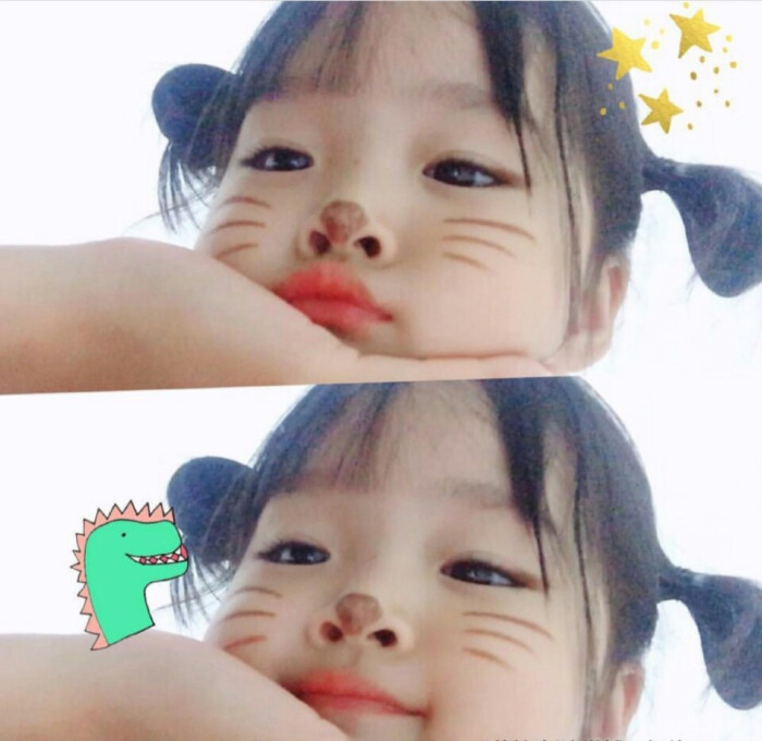萝莉 小女孩 搞怪 可爱 萌娃 权律二
