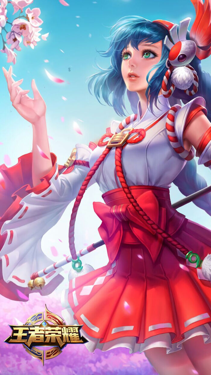 王者荣耀-大乔,伊势巫女.