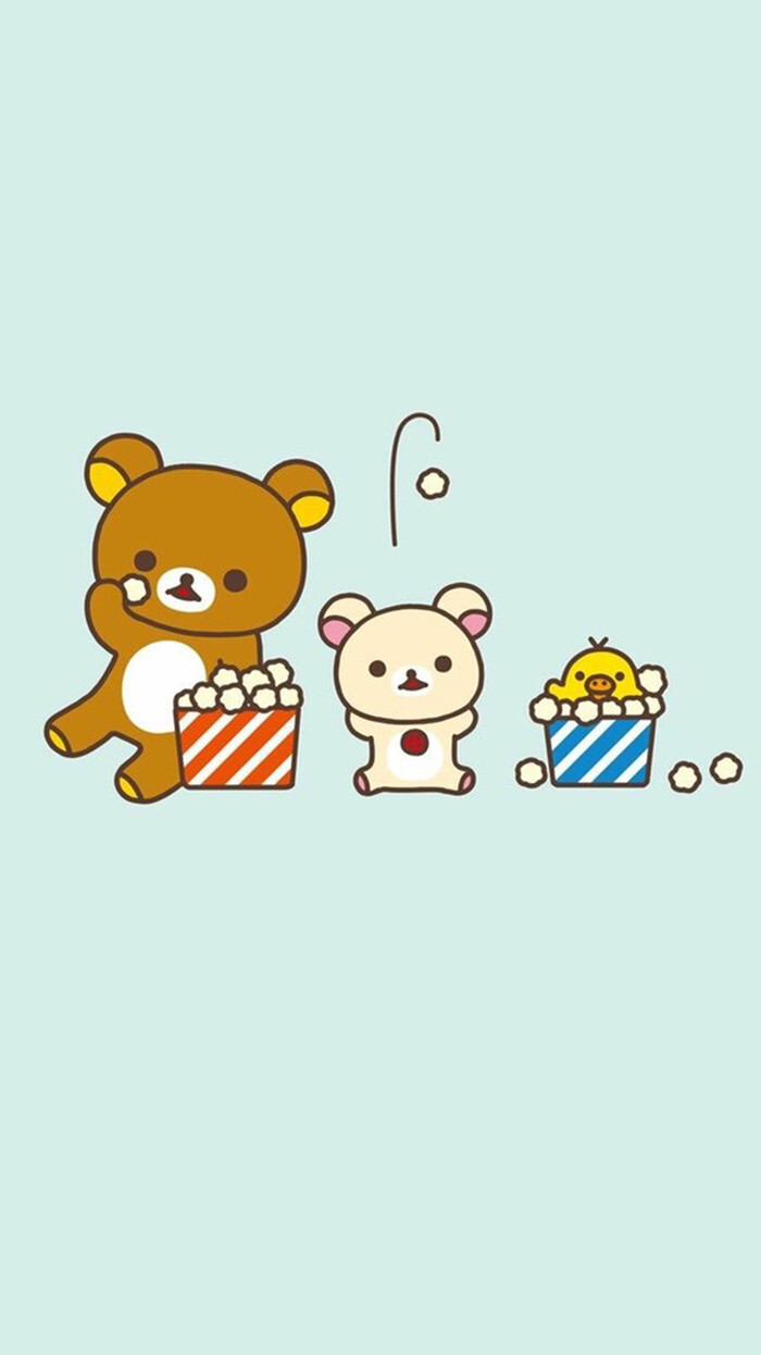 手机壁纸 轻松熊
