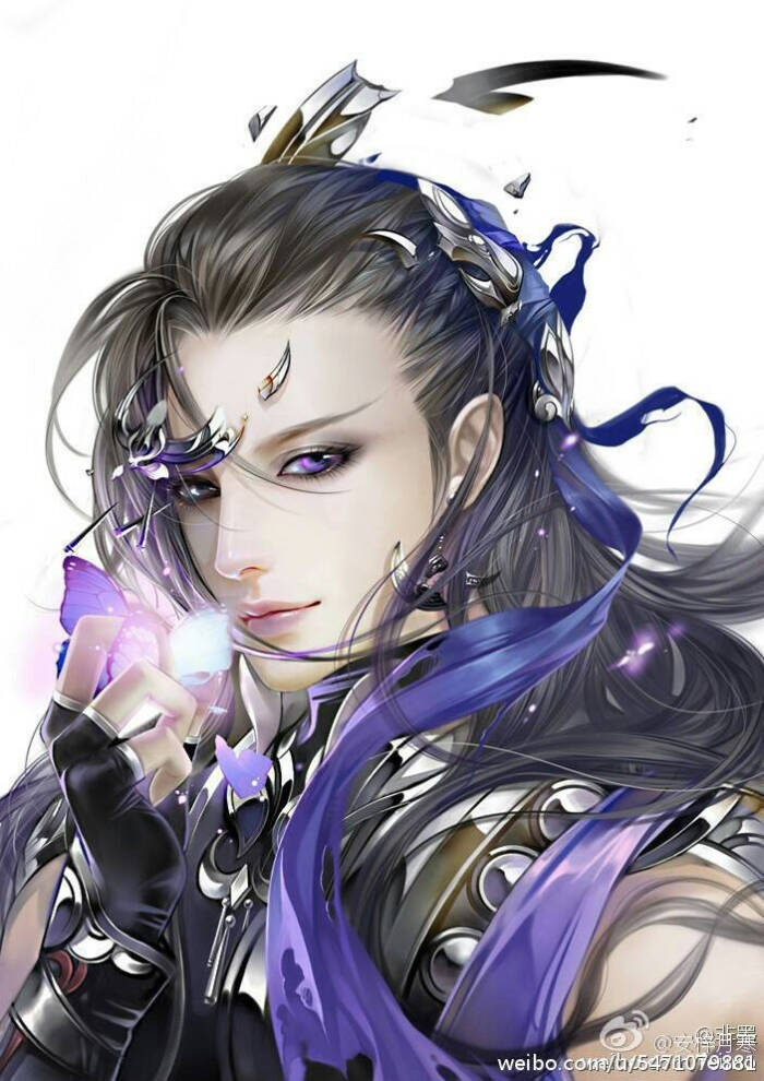 手绘古风男子剑网三·五毒画师:非墨