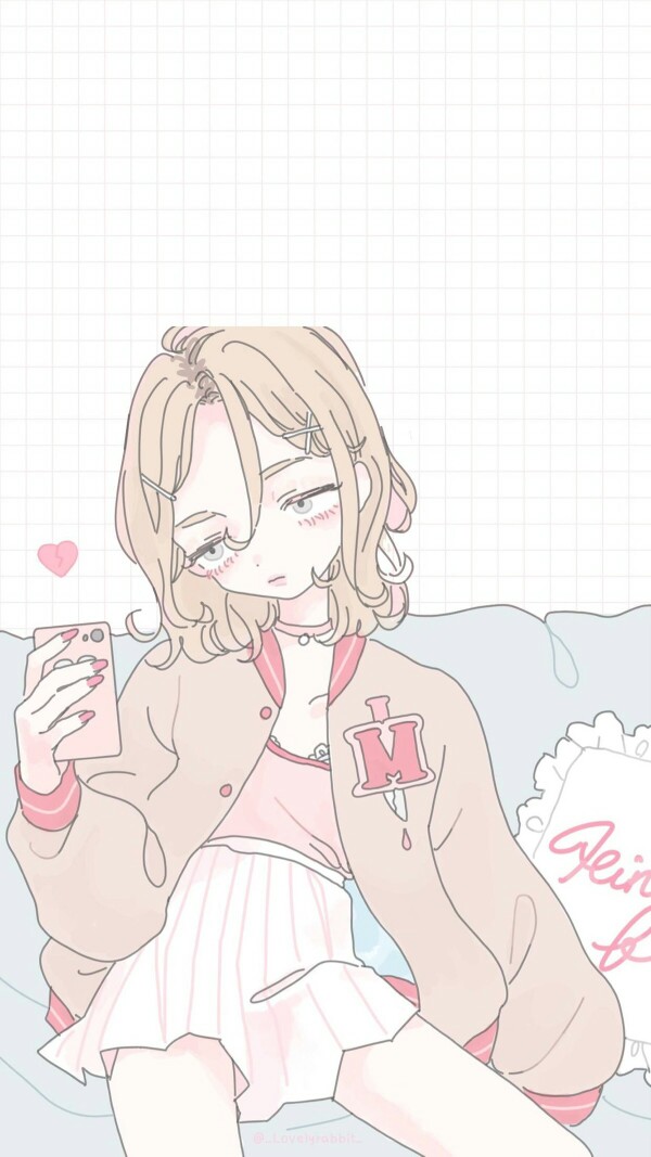 键盘图 背景图 霓虹灯 壁纸 锁屏 欧美 复古风 美少女战士 粉色 少女