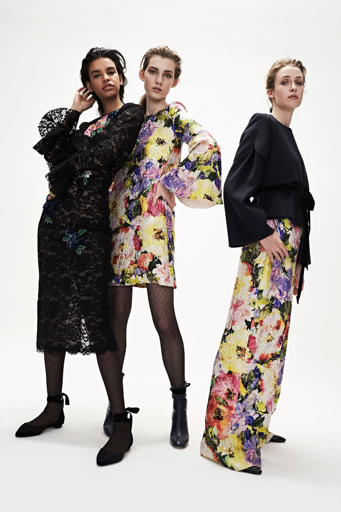 美国菲裔设计师品牌 monique lhuillier 2017 秋冬系列lookbook