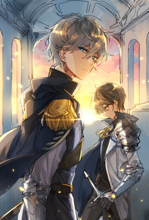 濑名泉 朔间凛月 knights 少年 青年 男子 帅气 治愈 温馨 壁纸 头像