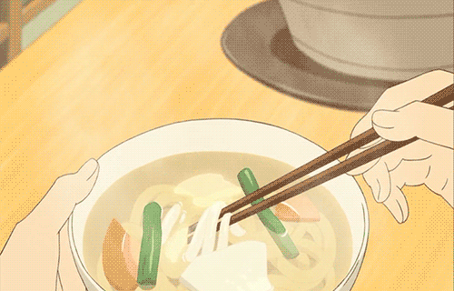二次元的美食 动态图 gif 美食 二次元 动漫 p站