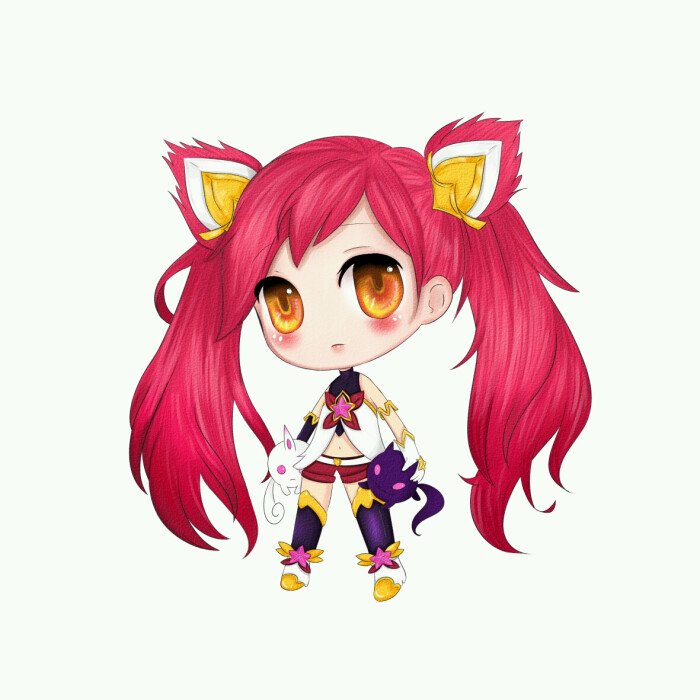 萌萌哒金克丝 魔法少女金克丝 【p站画师:双】jinx 转发注明出处