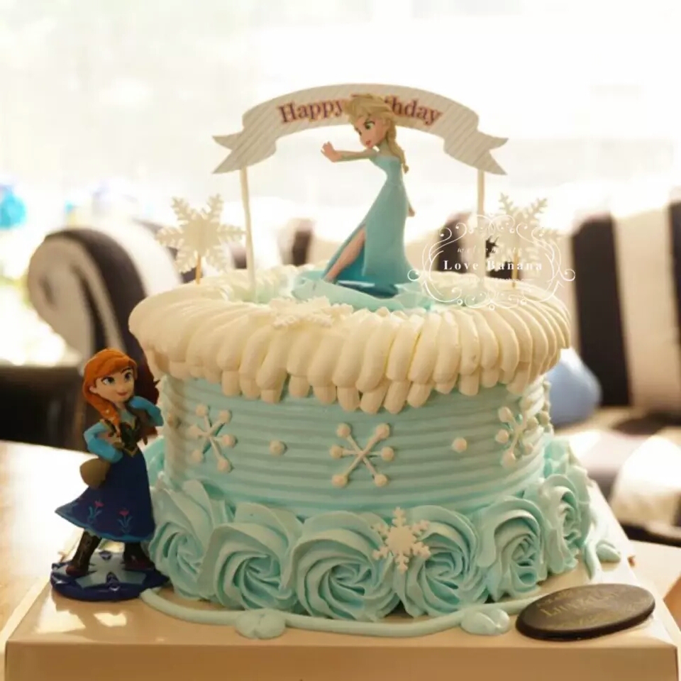冰雪女王蛋糕
