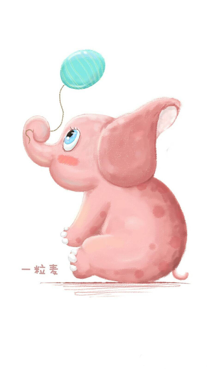 elly粉红小象图片
