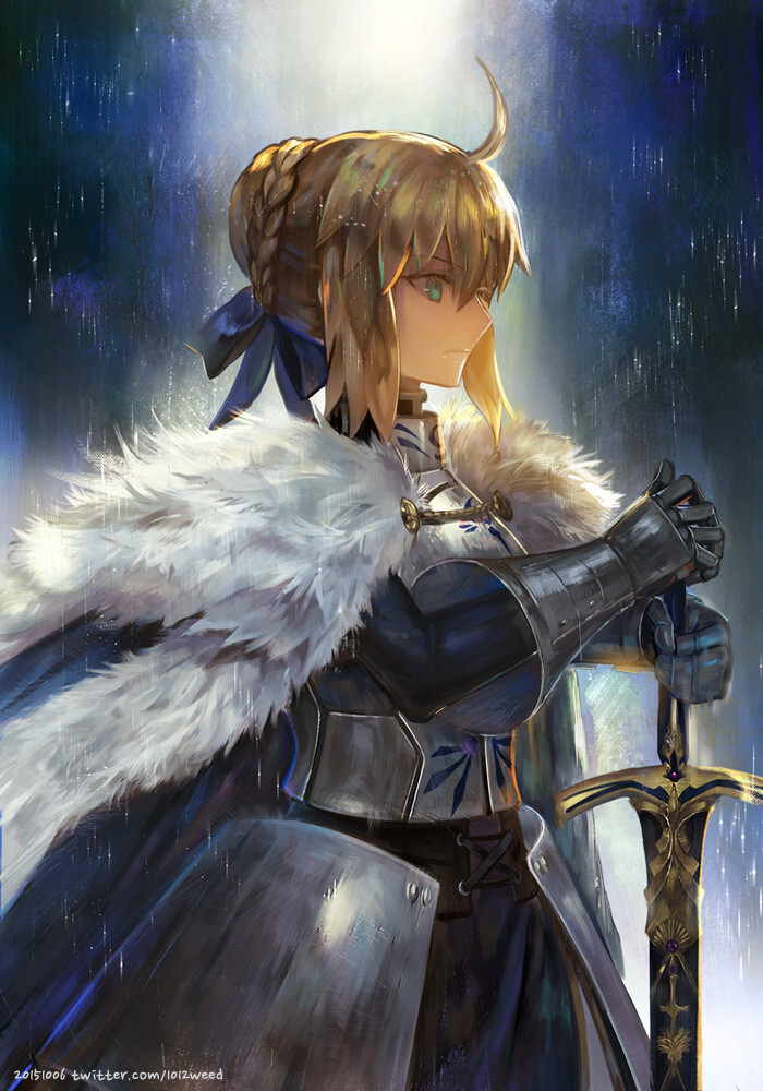 fate saber 阿尔托莉雅 双王 金闪闪 吉尔伽美什