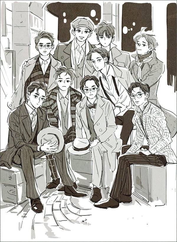 exo 漫画 壁纸 头像