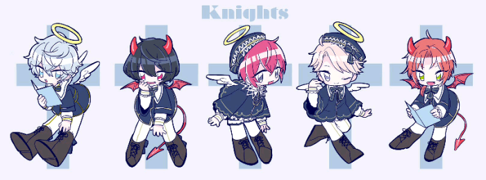 偶像梦幻祭 knights 男子 少年 可爱 治愈 壁纸 头像 pixiv id