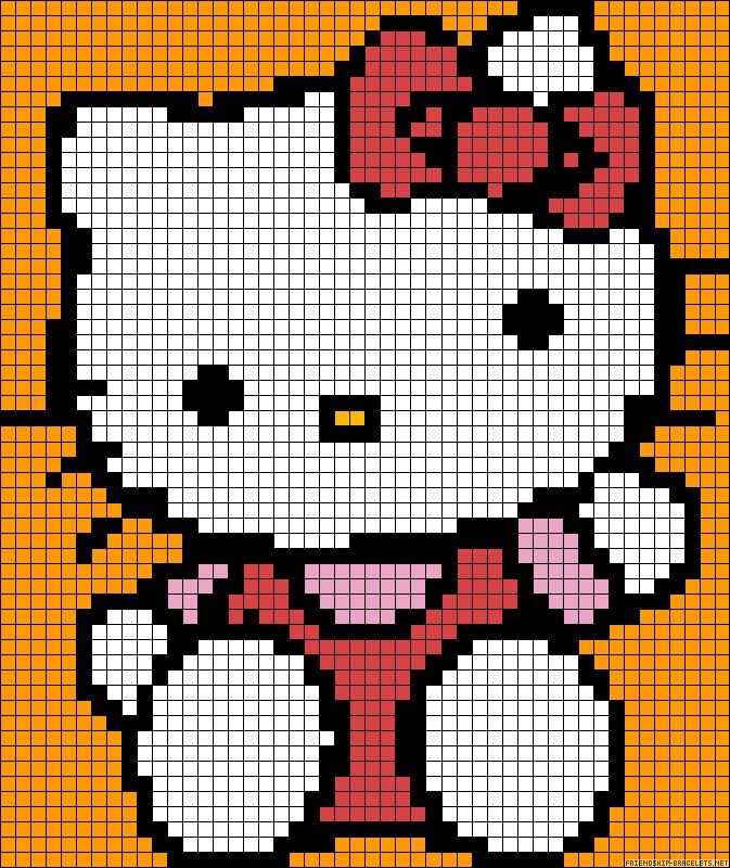 小舞家pbead拼豆kitty猫系列