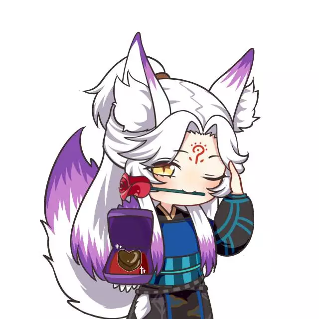 板绘 阴阳师 q版 头像〕妖狐 作者:remirror逆镜