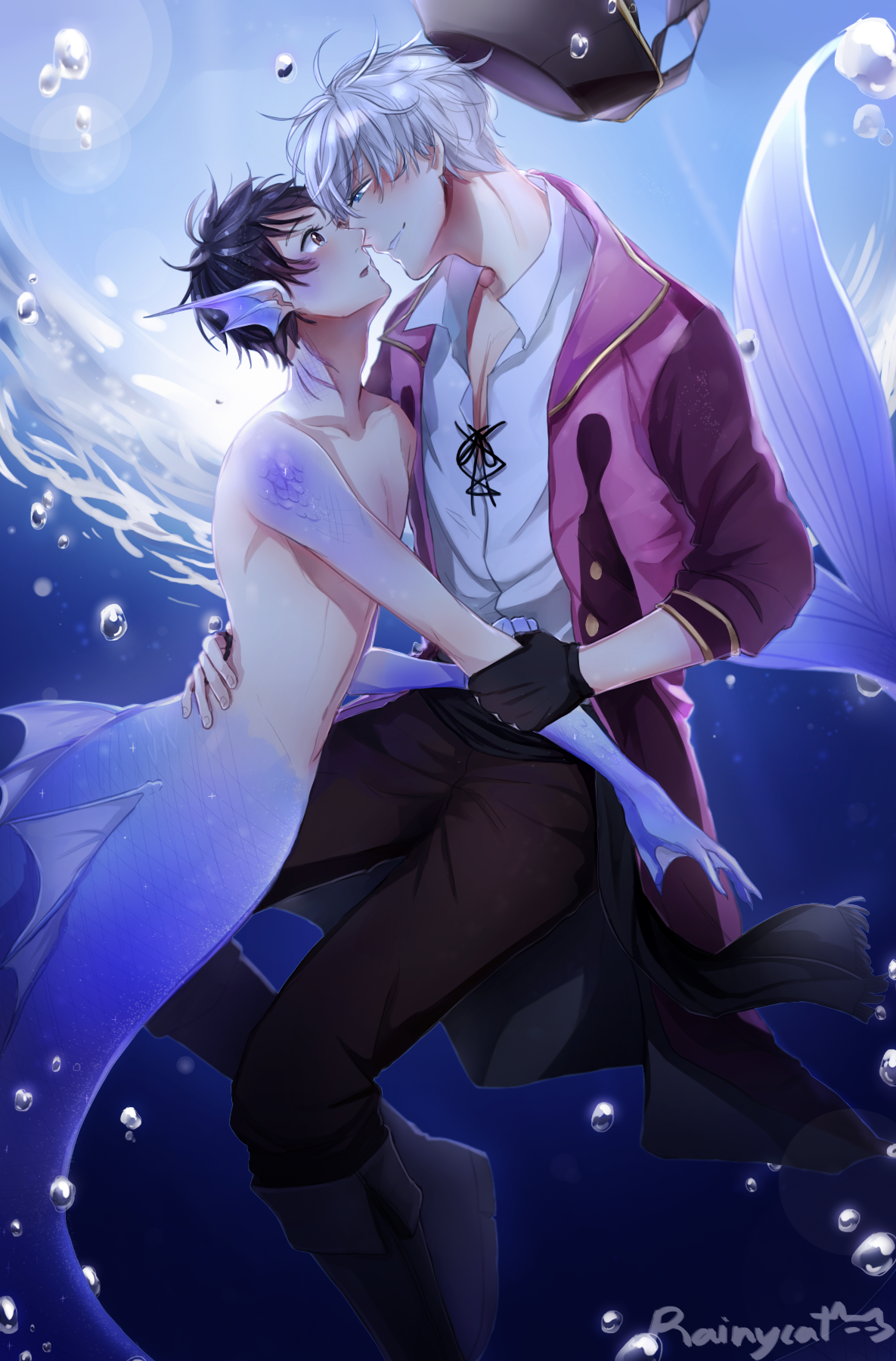 p站画师 rainycat 作品【侵删致歉】维勇【侵删致歉】冰上的尤里 yuri