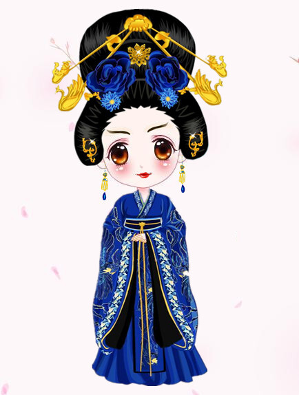 彩虹堂,古风,手绘,美人,武媚娘传奇