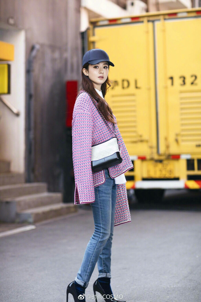 赵丽颖 街拍 香奈儿