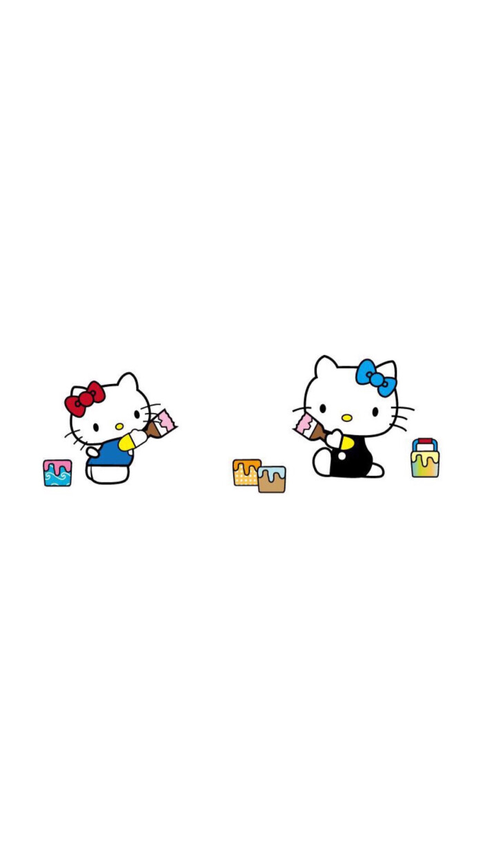 hello kitty#卡通动漫#凯蒂猫#粉色#手机壁纸"εз