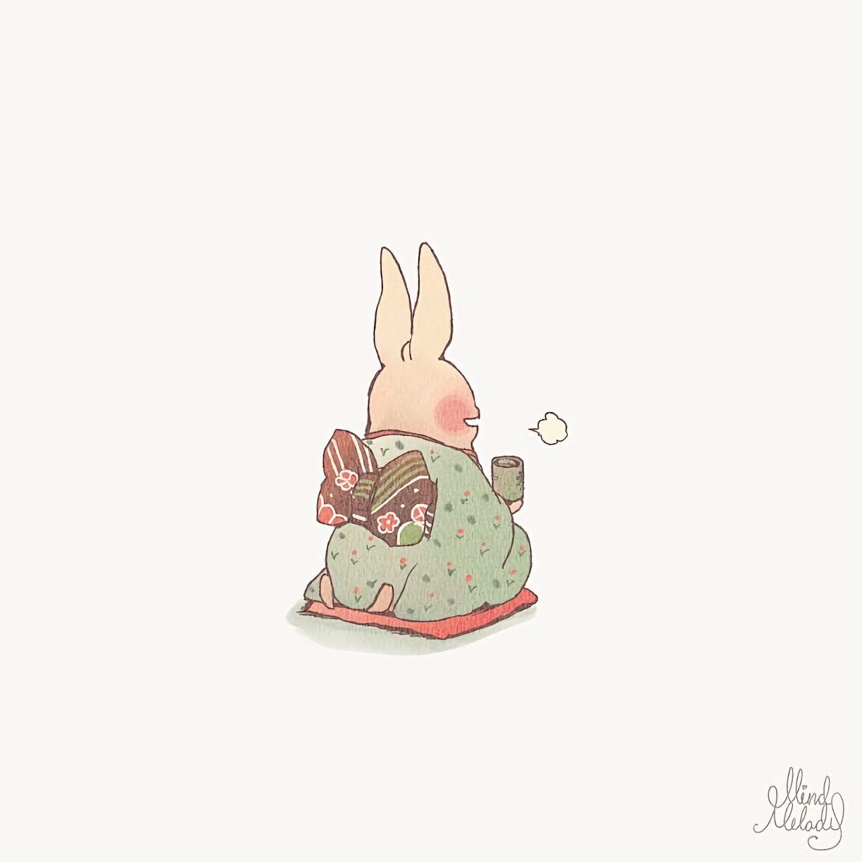 兔子是本作的主人公叫joojee