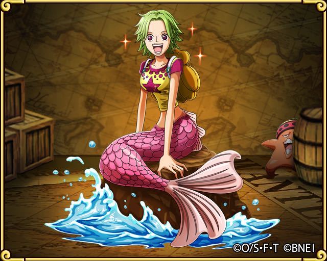 海贼王——凯咪,人鱼岛美人鱼,梦想成为设计师,现为帕帕古的徒弟兼