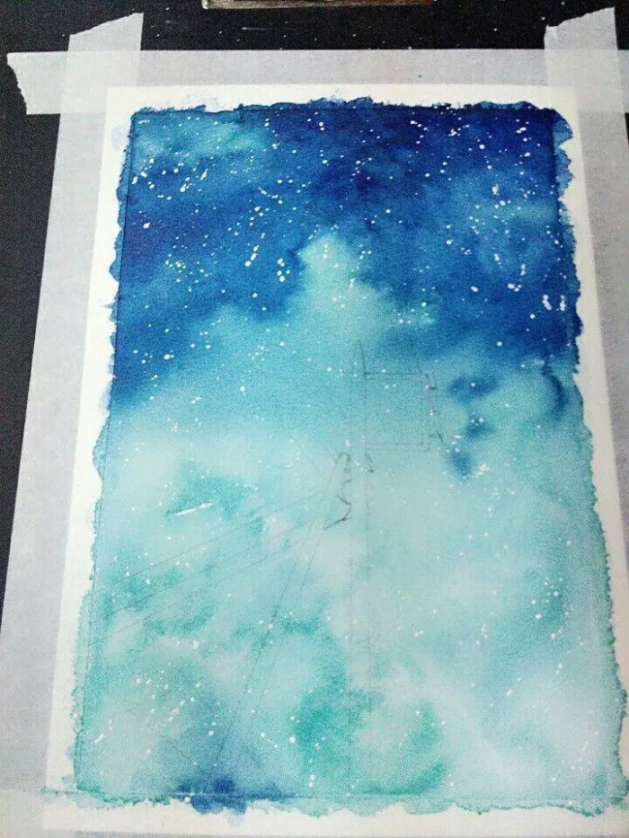 新手瞎晃悠 教程 星空手绘