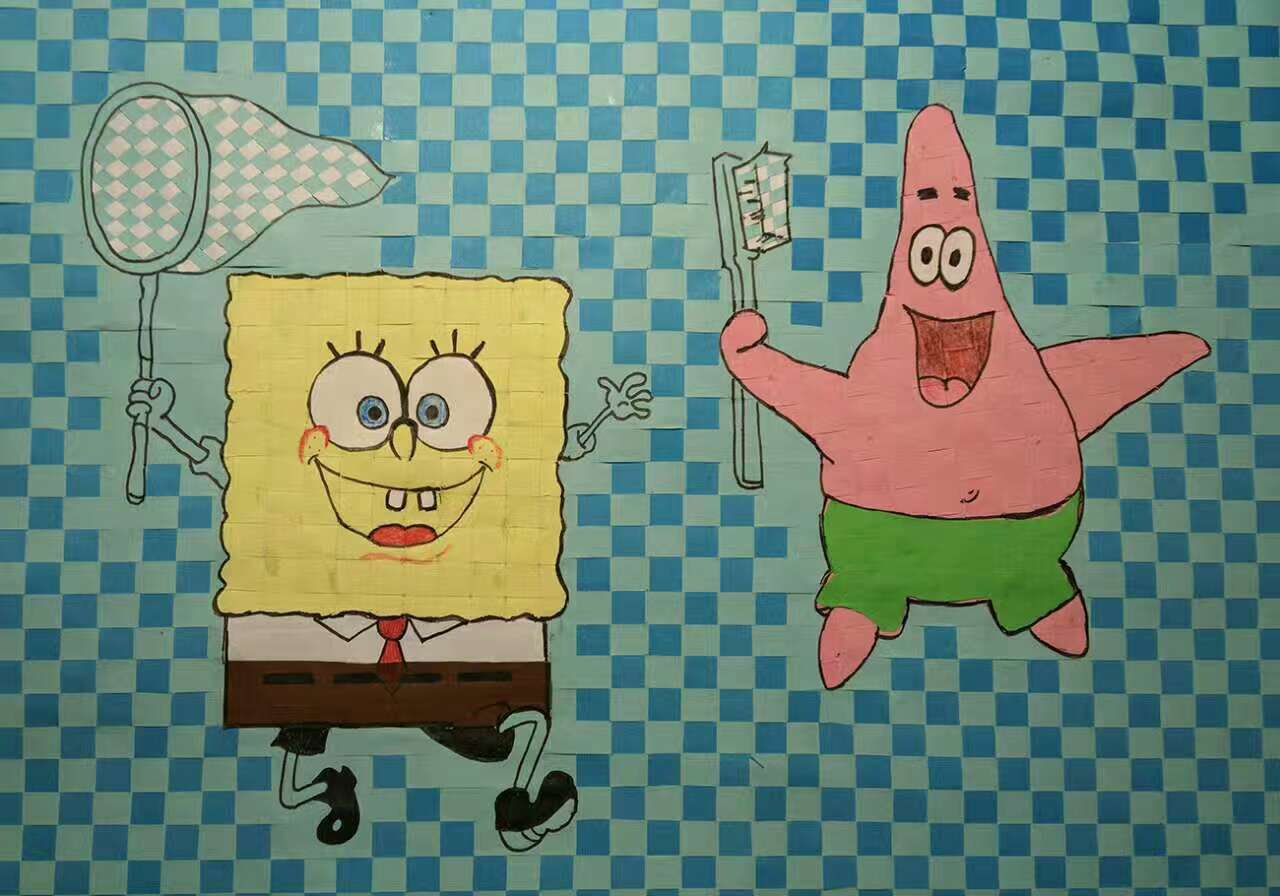 海绵宝宝和派大星纸编