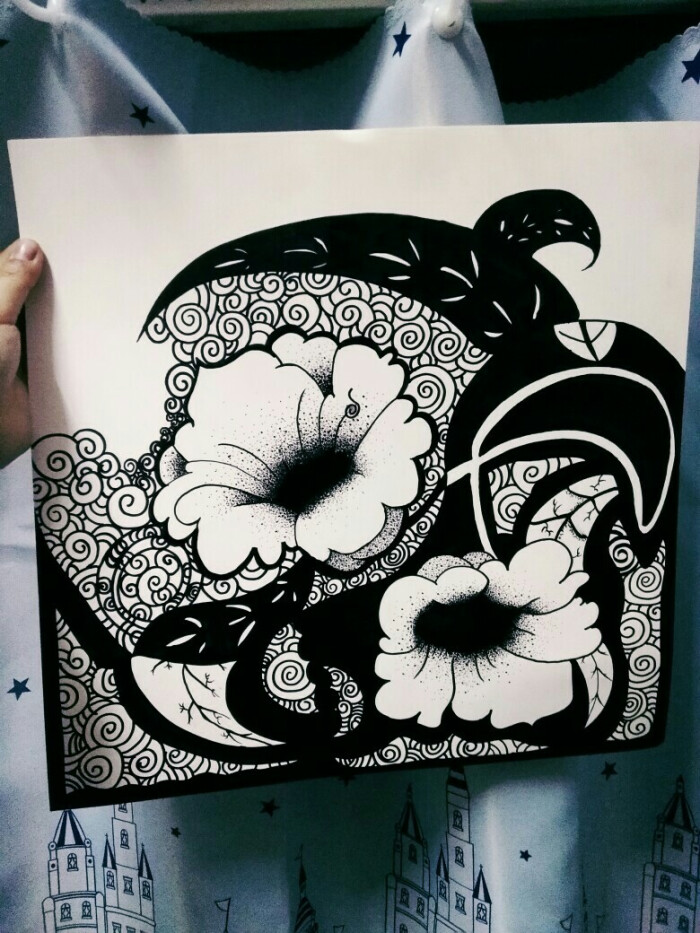 黑白画-堆糖,美好生活研究所