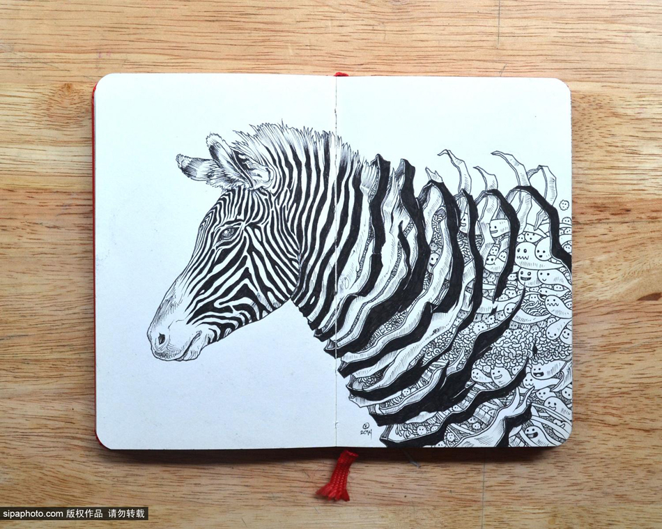 当地时间2014年11月,菲律宾业余插画师kerby rosanes以宫崎骏动画为