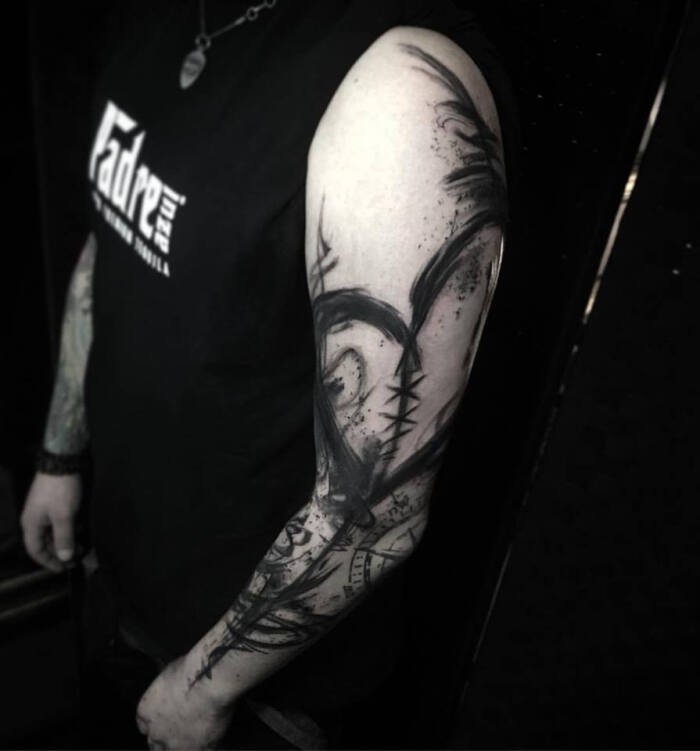 手稿大厦水墨tattoo水墨素材水墨水墨水墨纹身v手稿图案刺青延边明苑纹身设计图图片