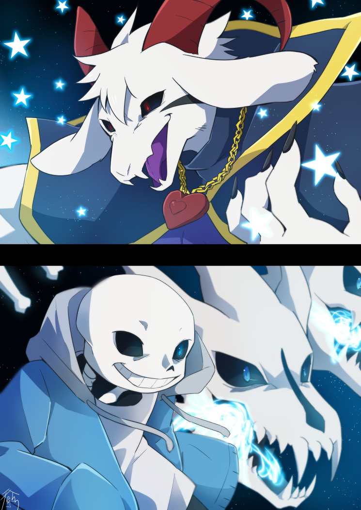 id=61801526 asriel&sans 打一架!打一架!【你