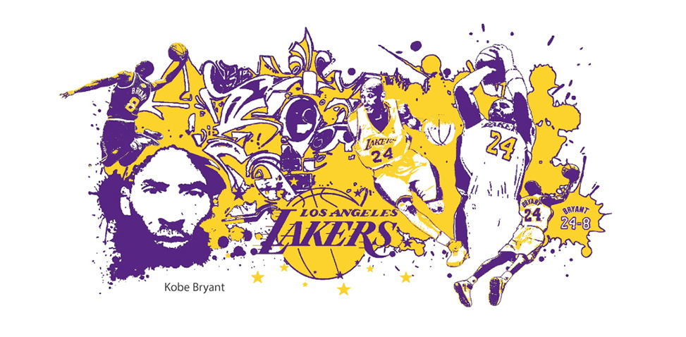 科比布莱恩特kobe bryant洛杉矶湖人la 8号与24号